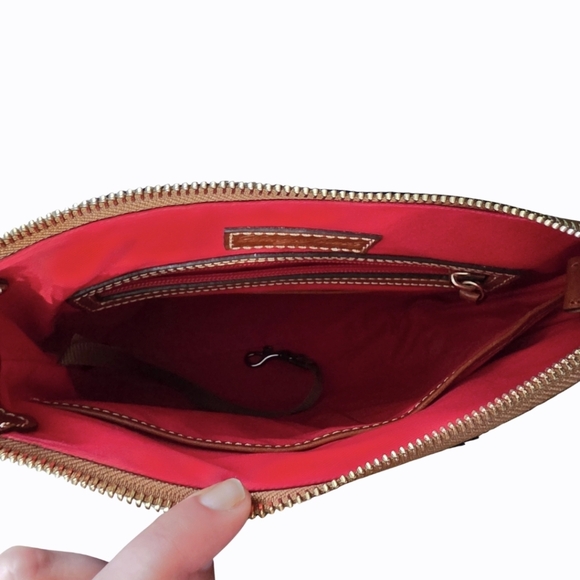 Dooney & Bourke Navy Pebble Leather Crossbody Bag - Picture 14 of 15